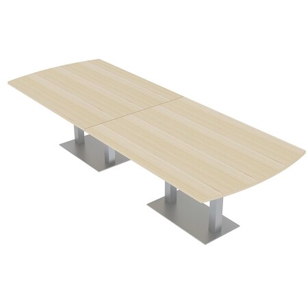 Skutchi Designs 45 in W, 144 in L, 29 in H, Engineered Wood Top, Brown HAR-AREC-46X143-DOU-XD08